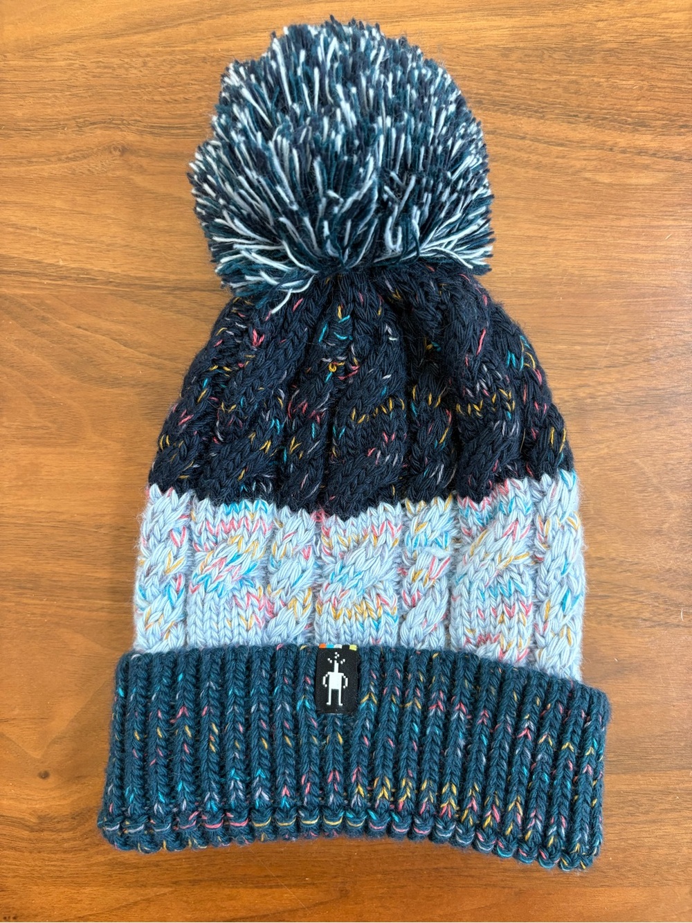 SMARTWOOL Kids Isto Retro Beanie - Purple Eclipse Size L/XL